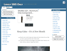 Tablet Screenshot of lovelysmsonly.com